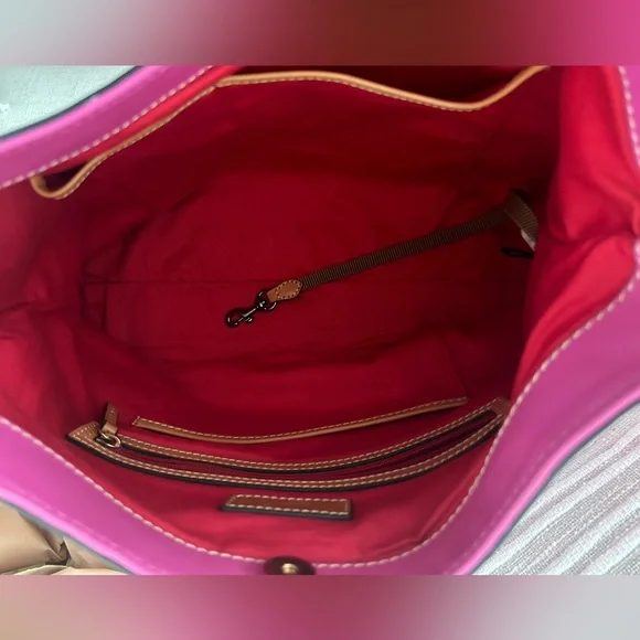 Dooney & Bourke Fuschia hobo bag - Picture 7 of 11